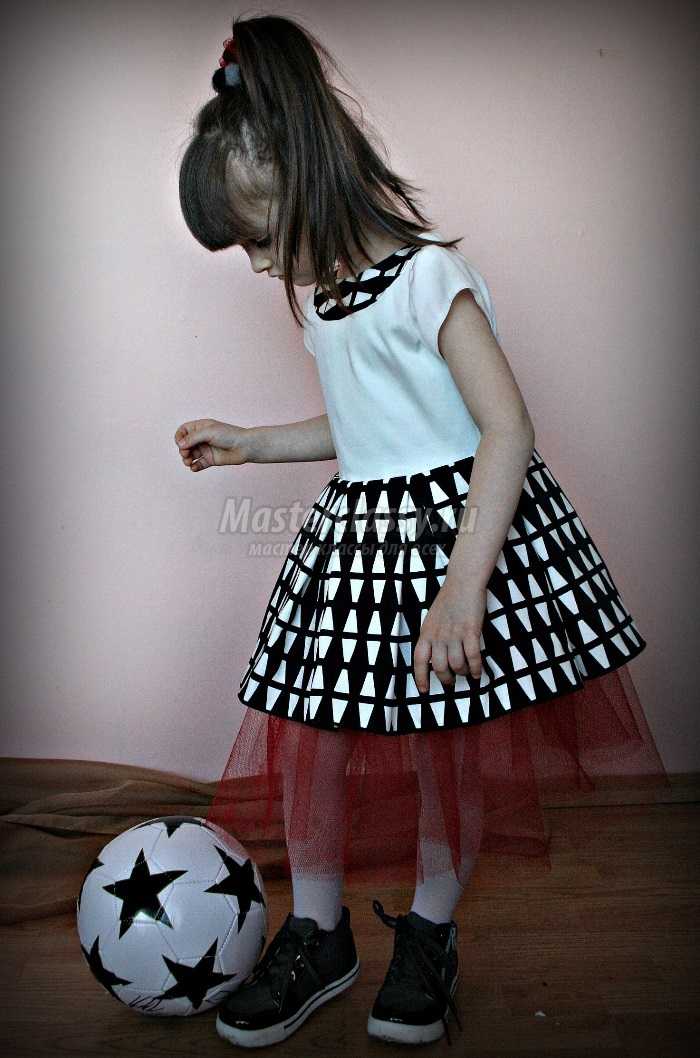 Модное праздничное платье для девочки
