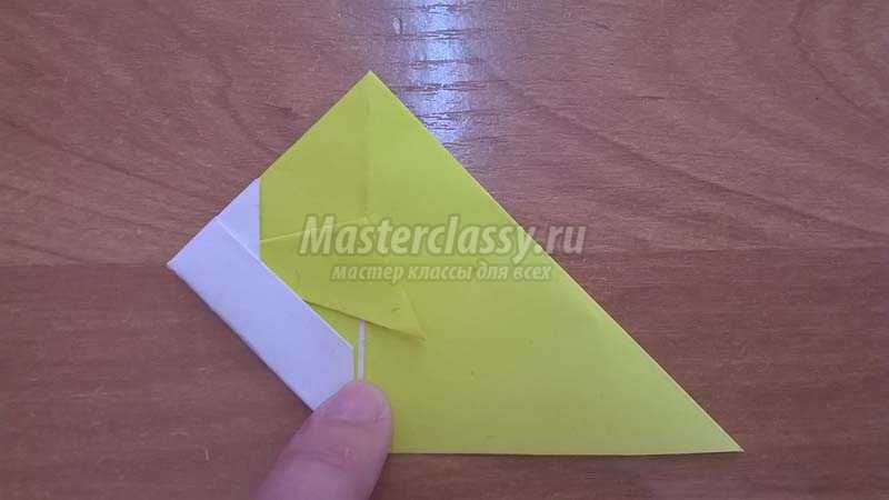 оригами рыбка из бумаги