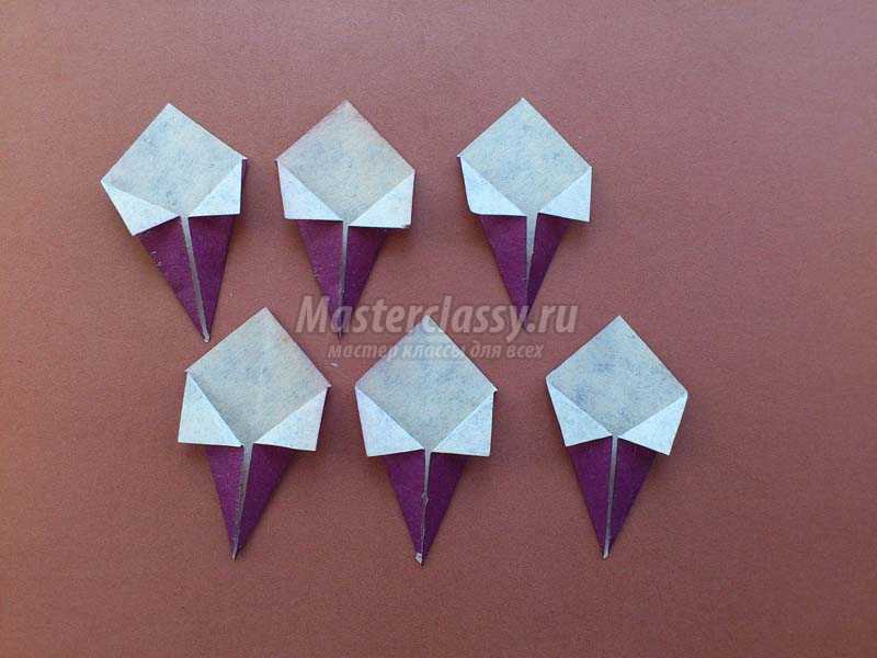 оригами снежинка из модулей