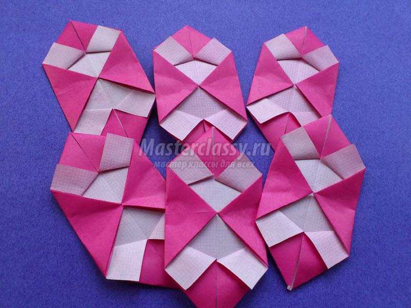 оригами из модулей снежинка
