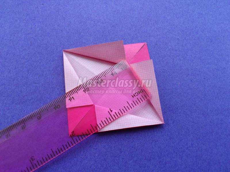 оригами из модулей снежинка