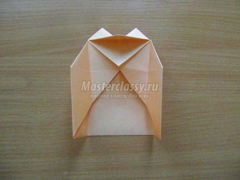 как сделать лисичку оригами