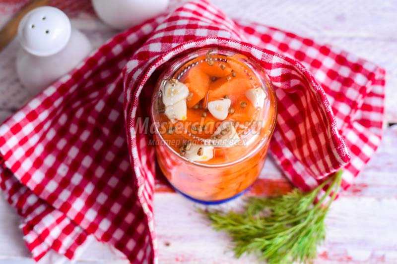 маринованная морковь на зиму рецепты