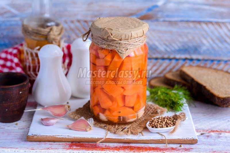 маринованная морковь на зиму рецепты
