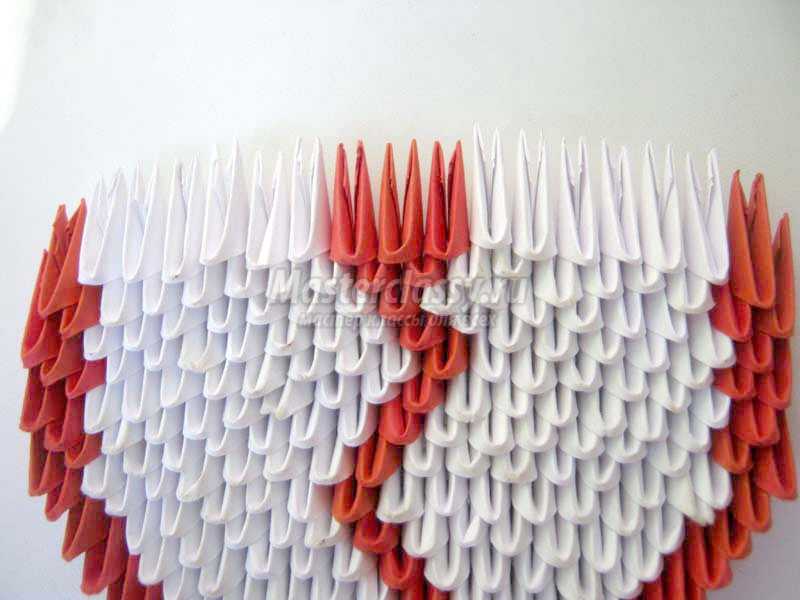 как сделать сердечко из бумаги оригами
