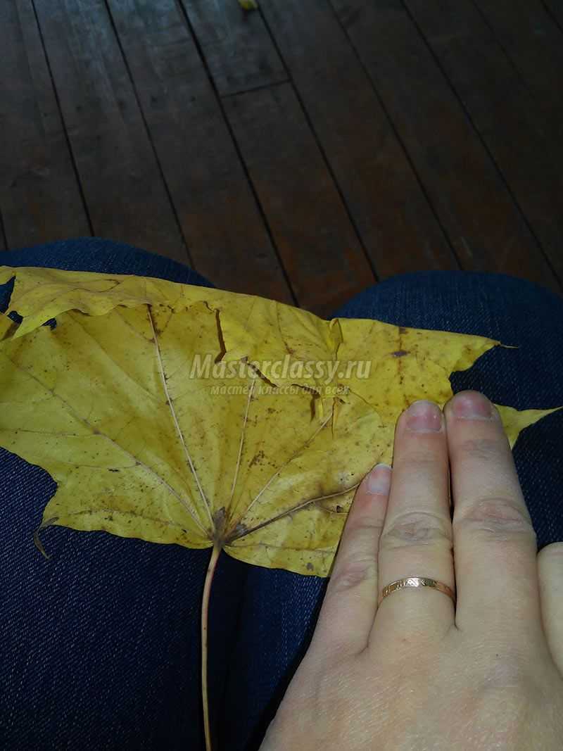 букет из осенних листьев