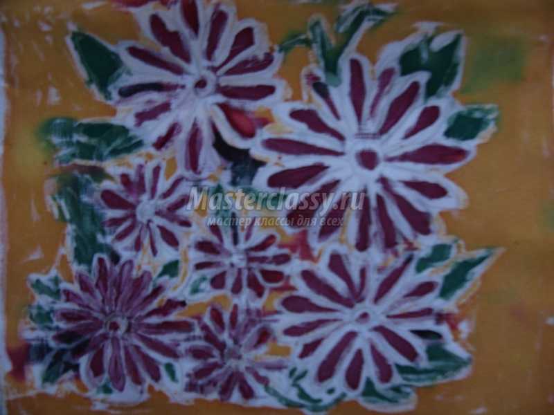 рисунки для батика цветы