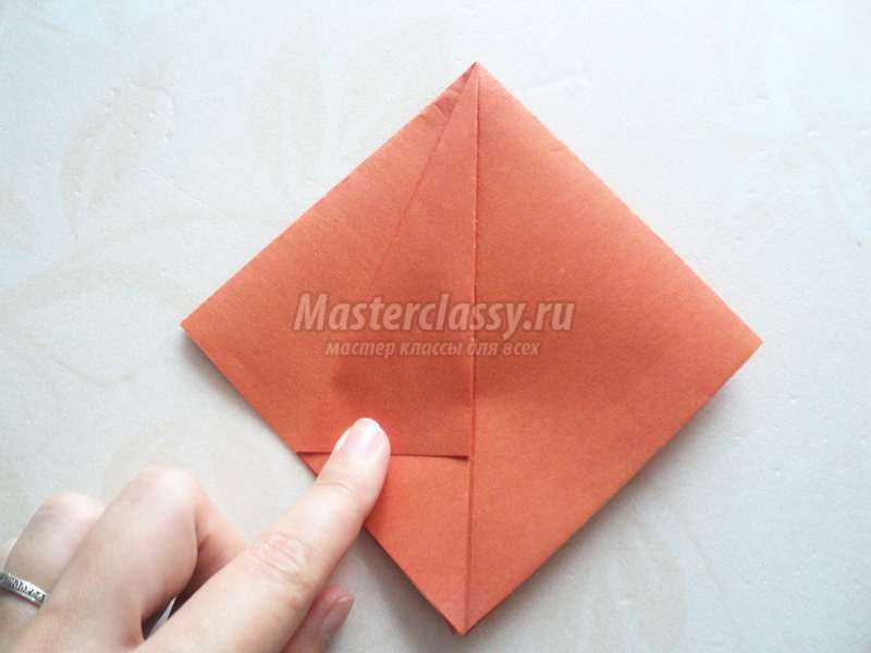 Тыква к Хэллоуину в технике оригами