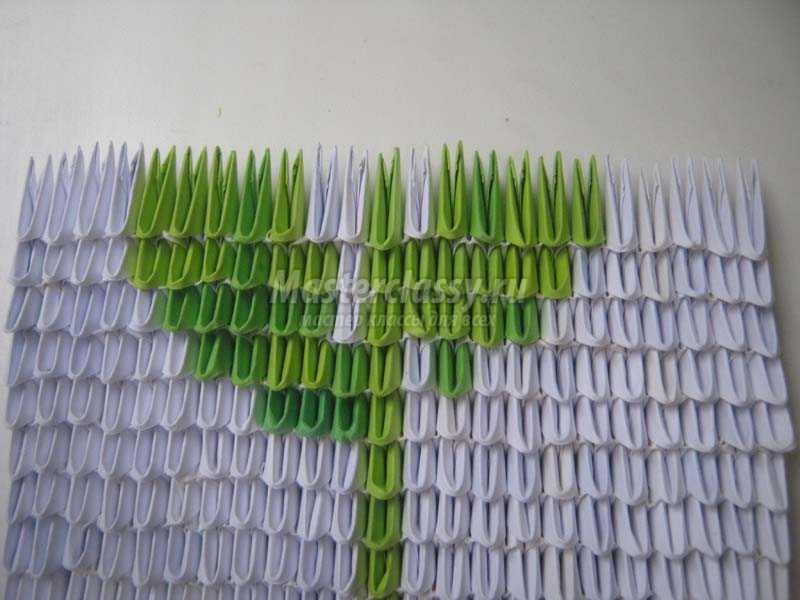 как сделать оригами тюльпан