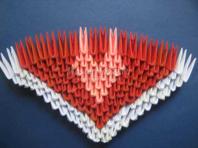 оригами сердце из бумаги