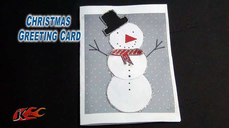 открытка Новый год: снеговик