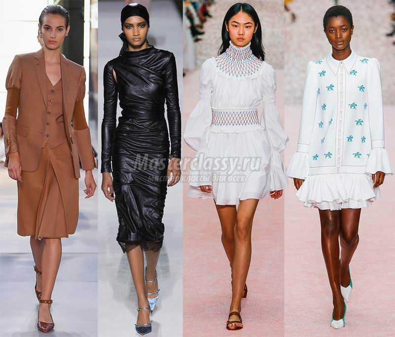 Модные платья коллекций весна-лето 2019