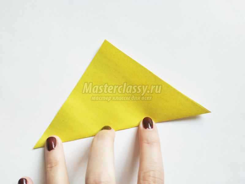 Мышка из бумаги оригами