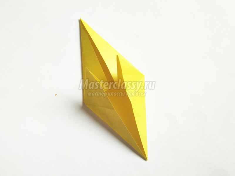 Мышка из бумаги оригами