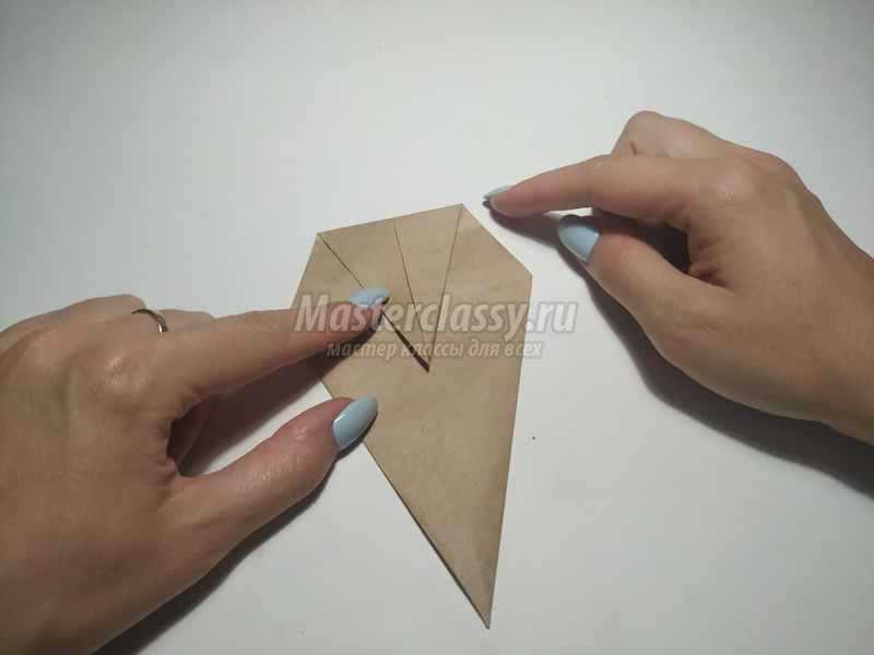 Простая мышка оригами