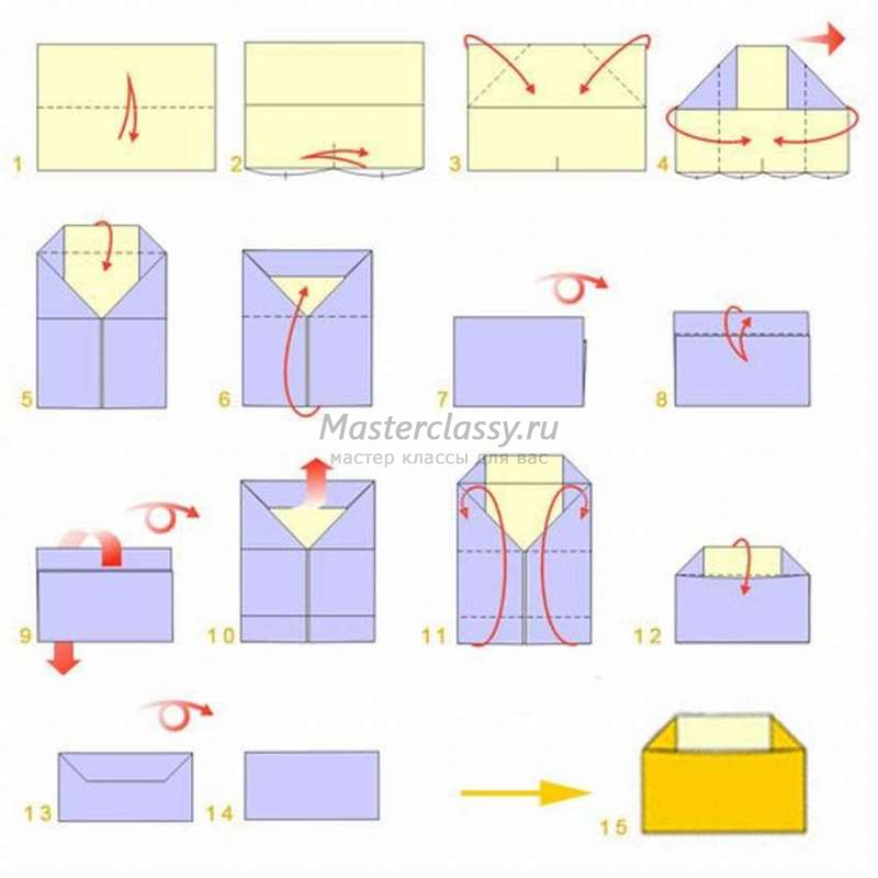 Как сделать конверт из бумаги А4