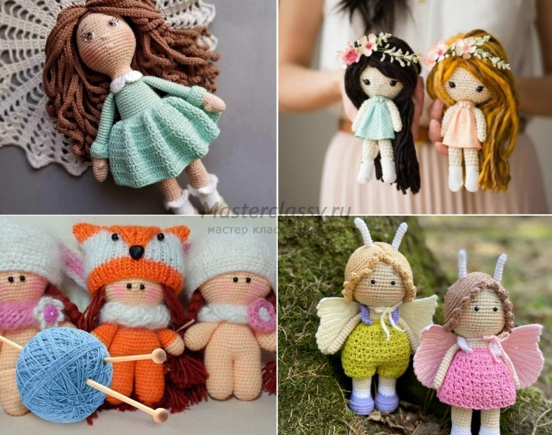 Вязаные Куклы Фото И Схемы