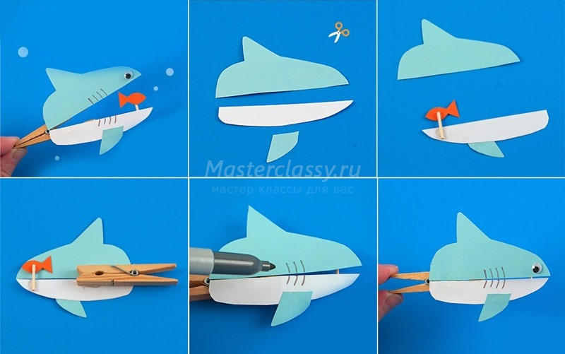 Как сделать акулу из бумаги оригами. Поделка акула из бумаги своими руками