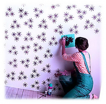 Подари свою Любовь! :): Декор стен своими руками – трафареты для декора стен